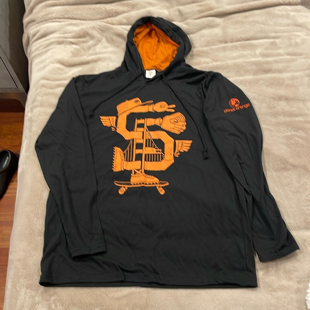 2024 SF Giants Long Sleeve Hooded Shirt Medium Hoodie 5/18 SGA M